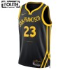 Barn Golden State Warriors Tröja Draymond Green Nike 2023-24 City Edition Svart Swingman